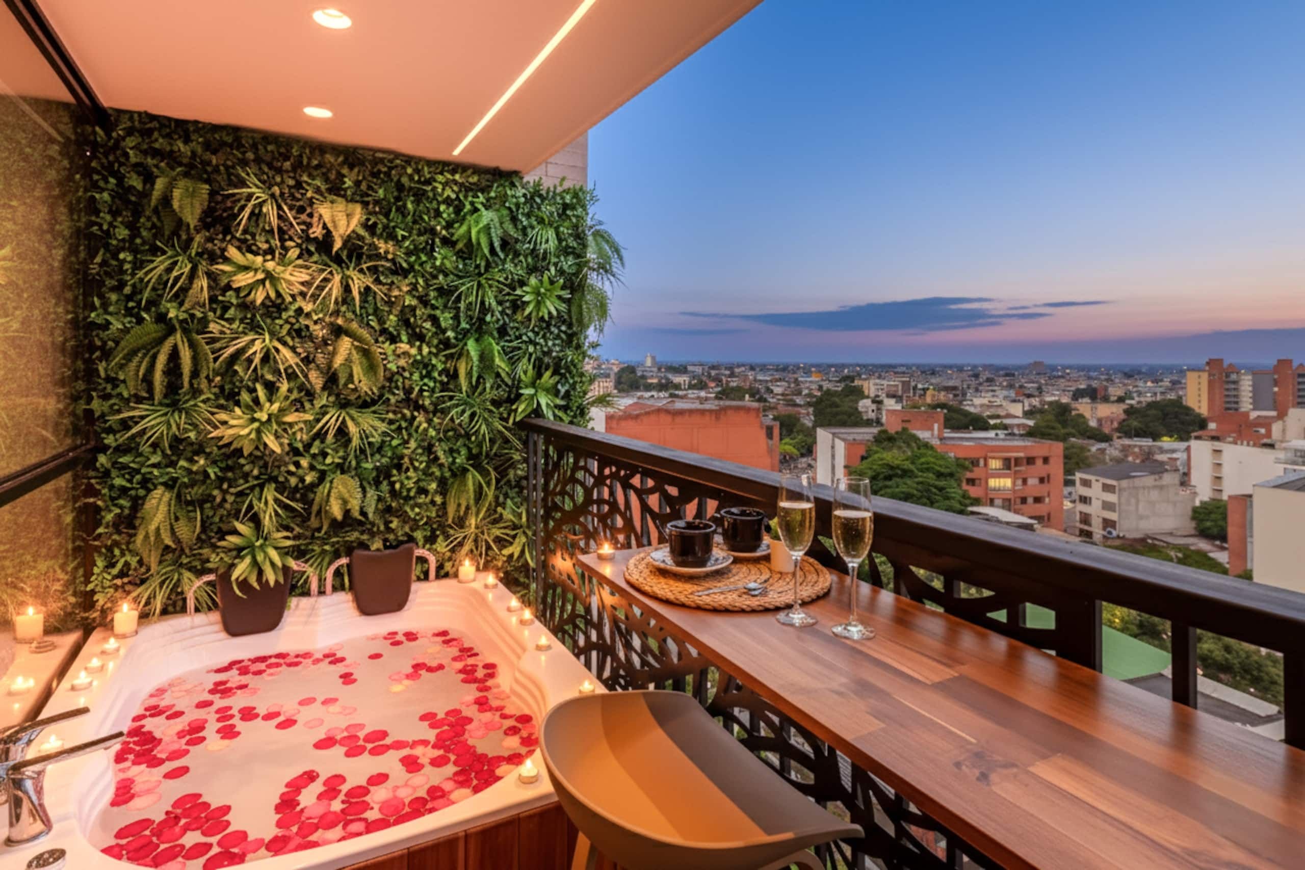 H208 l Jacuzzi Privado | Vista Panorámica zona top