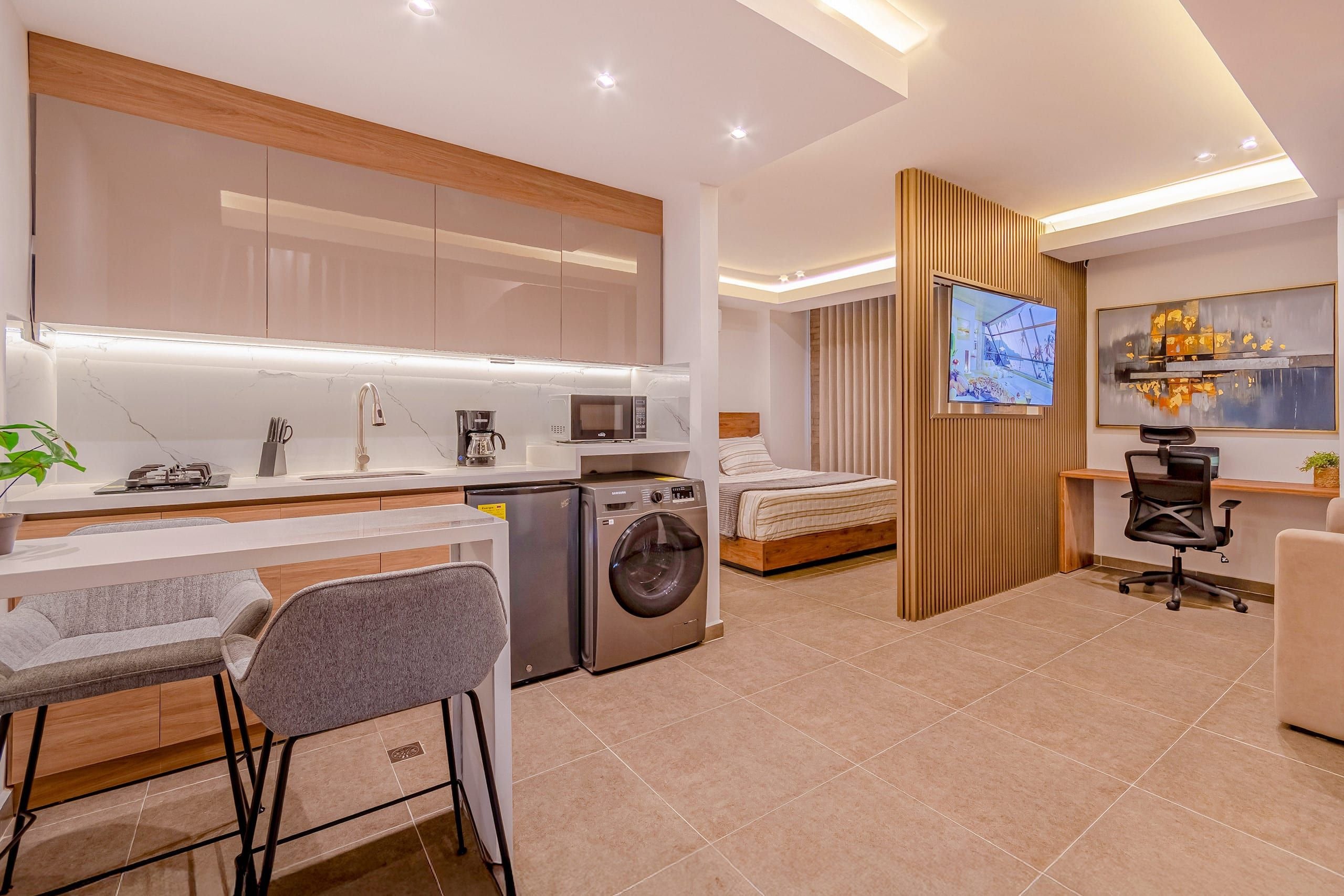 U402| Loft elegante • Zona médica • Check-in smart