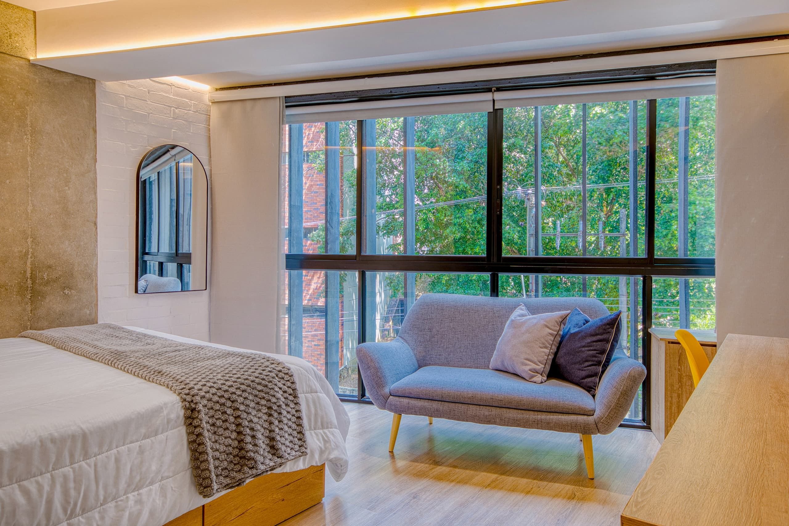 IN301 |Loft compacto cerca a Granada WiFi rápido - Lofts en renta en Cali, Valle del Cauca, Colombia - Airbnb — foto 4