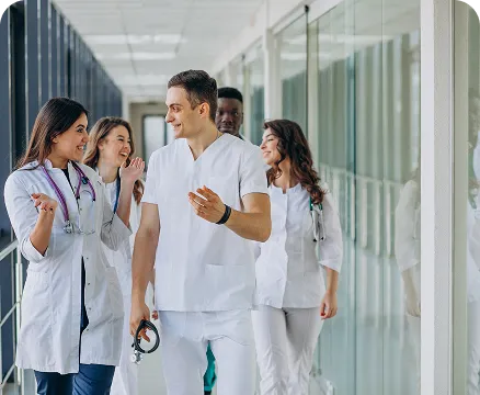 Personal médico en descanso